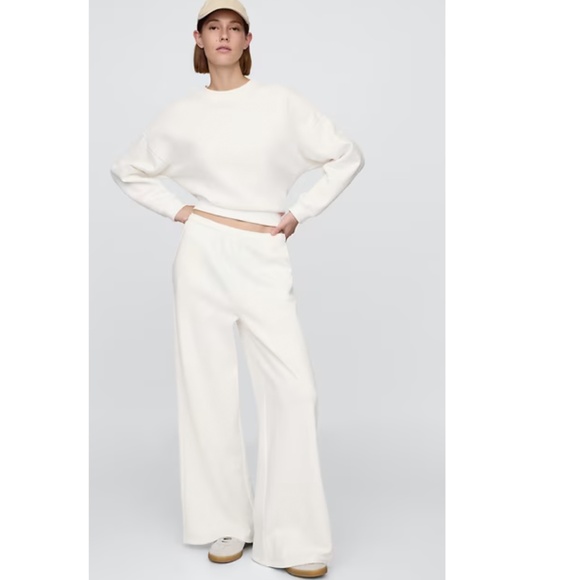 Gap Women’s VintageSoft Baggy Sweatpants - w/pockets - White - Size XS - Picture 2 of 15